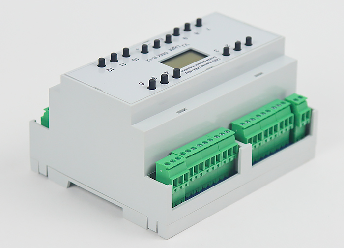 VJLight DMX R-12 - DMX реле на DIN рейку 12 каналов с двойной гальванической развязкой