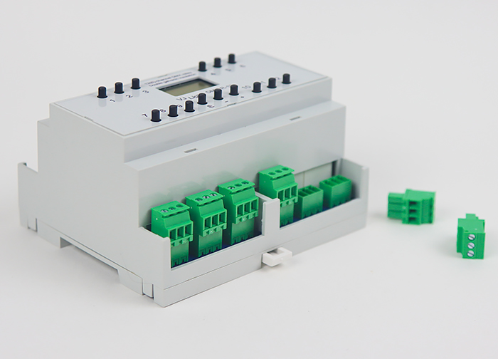 VJLight DMX R-12 - DMX реле на DIN рейку 12 каналов с двойной гальванической развязкой