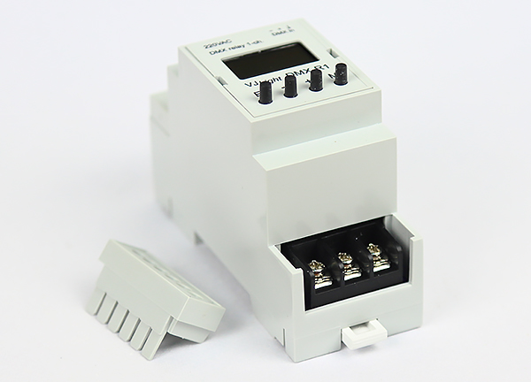 VJLight DMX R-1 - DMX реле на DIN рейку 1 канал с двойной гальванической развязкой