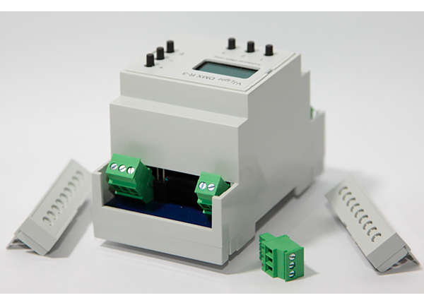 VJLight DMX R-3 - DMX реле на DIN рейку 3 канала по 6A/250VAC с двойной&nbsp;гальванической развязкой