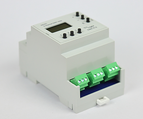 VJLight DMX R-3 - DMX реле 3 канала по 6А/250VAC на DIN рейку. Show-Device.ru