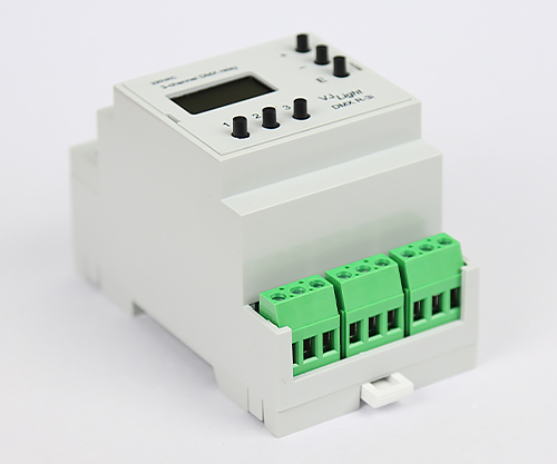 VJLight DMX R-3i - DMX реле 3 канала по 16А/250VAC на DIN рейку. Show-Device.ru