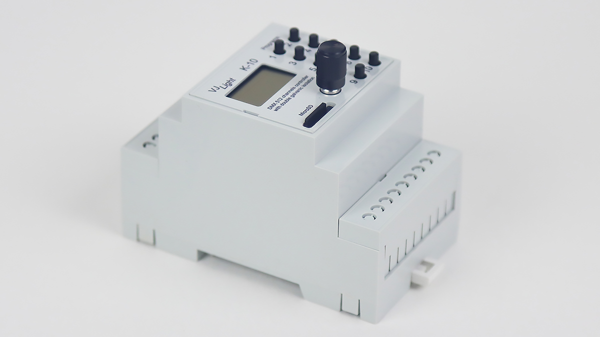 VJLight K-1 - DMX контроллер на DIN рейку 512 каналов