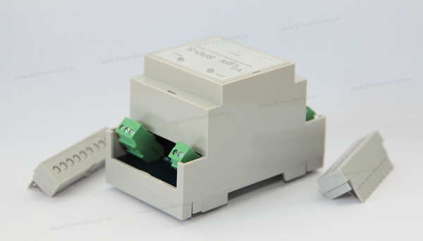 VJLight SPD-3i - DMX сплиттер-усилитель на DIN рейку 3 выхода с двойной гальванической развязкой и индикаторами