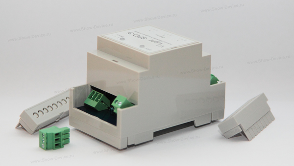 VJLight SPD-3i - DMX сплиттер-усилитель на DIN рейку 3 выхода с двойной гальванической развязкой и индикаторами