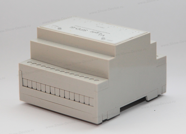 VJLight SPD-6i - DMX сплиттер-усилитель 6 выходов на DIN рейку с двойной гальванической развязкой и индикаторами. Show-Device.ru