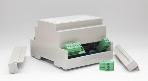 VJLight SPD-8i - DMX сплиттер-усилитель на DIN рейку 8 выходов с двойной гальванической развязкой и индикаторами