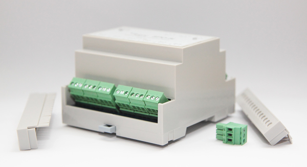 VJLight SPD-8i - DMX сплиттер-усилитель на DIN рейку 8 выходов с двойной гальванической развязкой и индикаторами