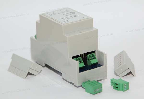 VJLight SVD-2-1 - Автоматический переключатель DMX входов с двойной&nbsp;гальванической развязкой.